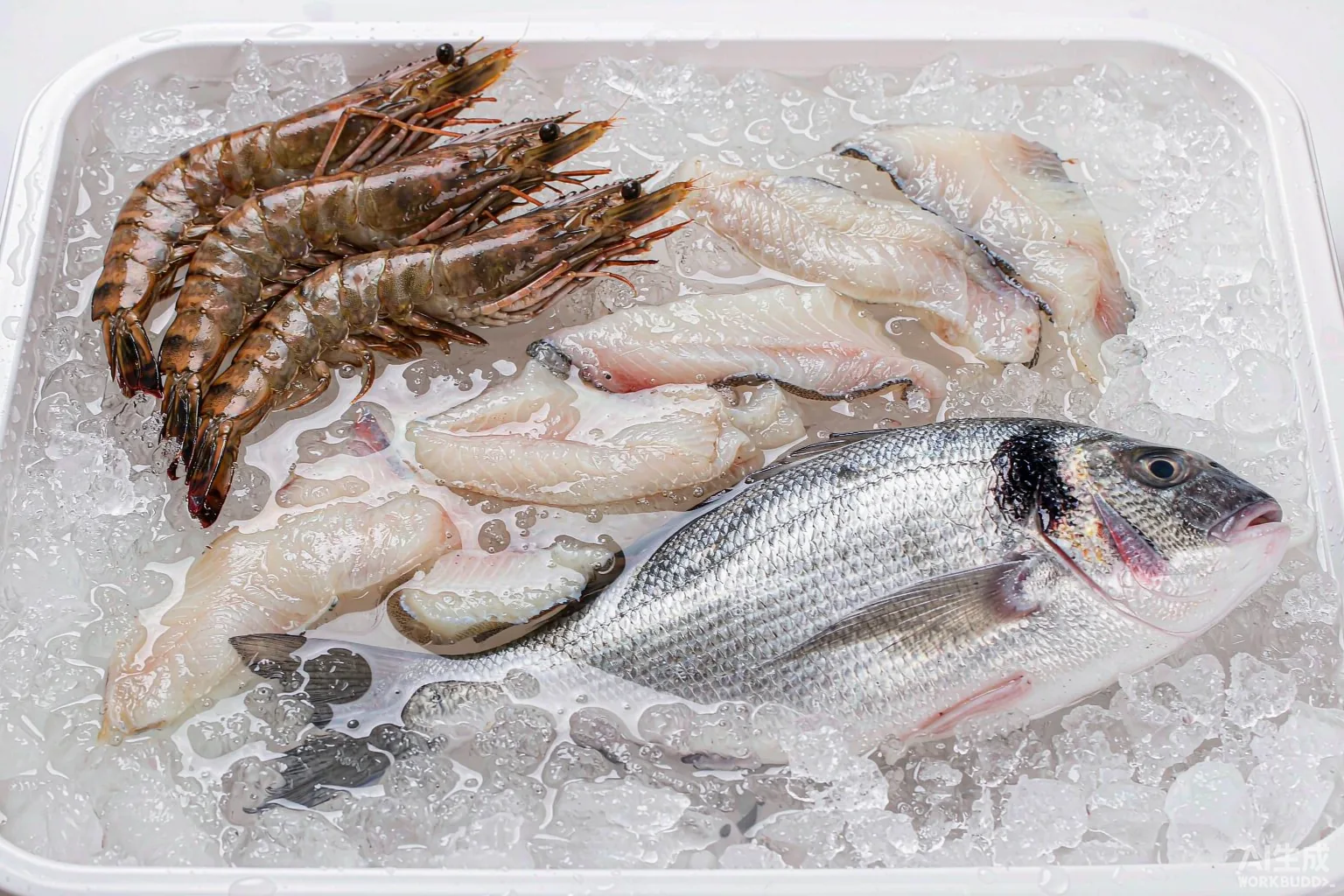 Frozen seafood